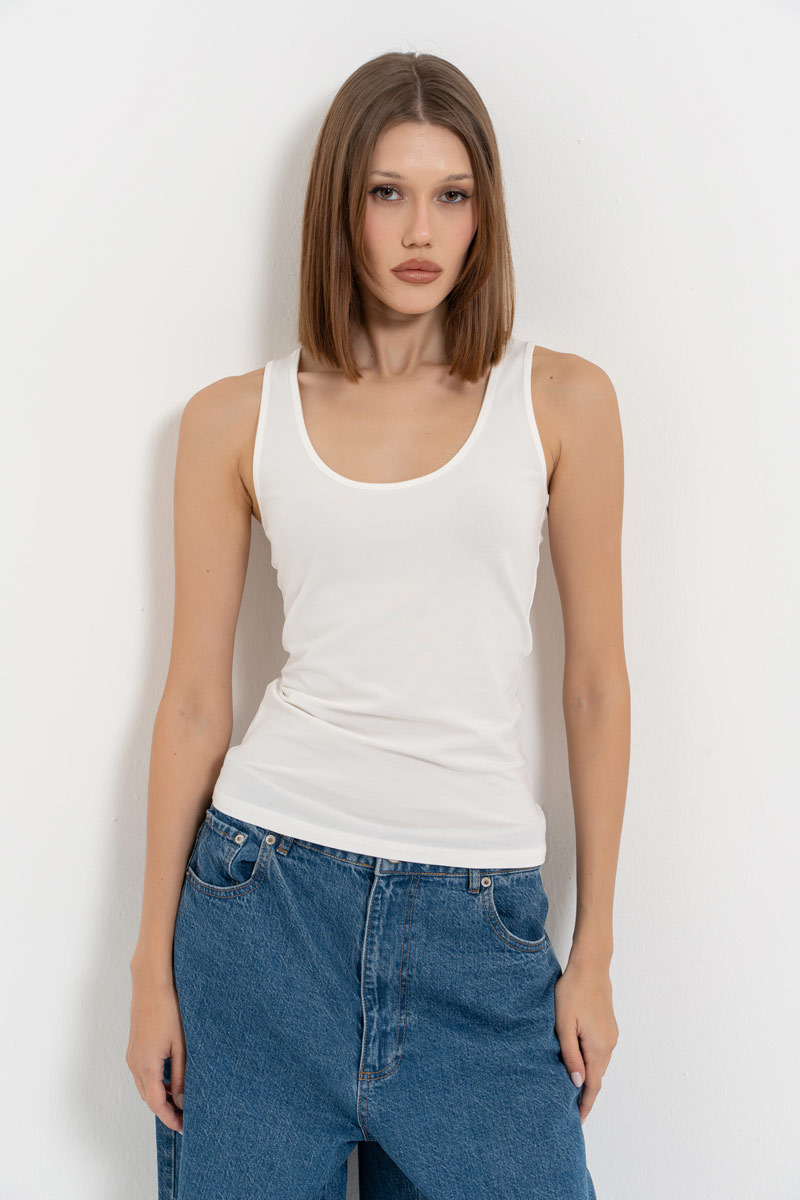 Basic White  Tank Top