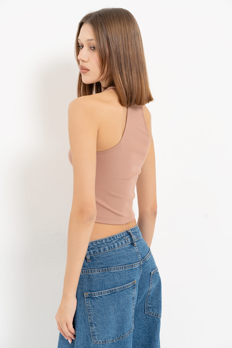 Caramel Halter Top