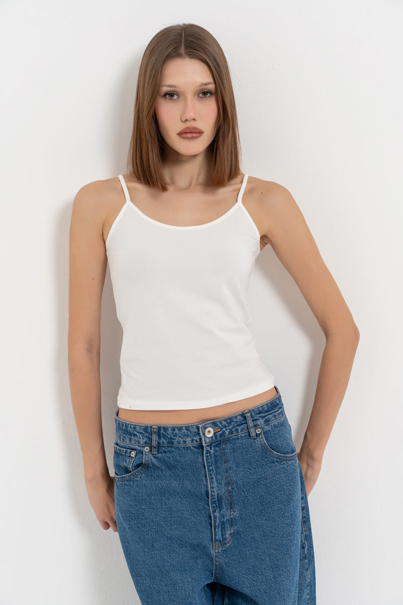 Basic Offwhite Cami Top