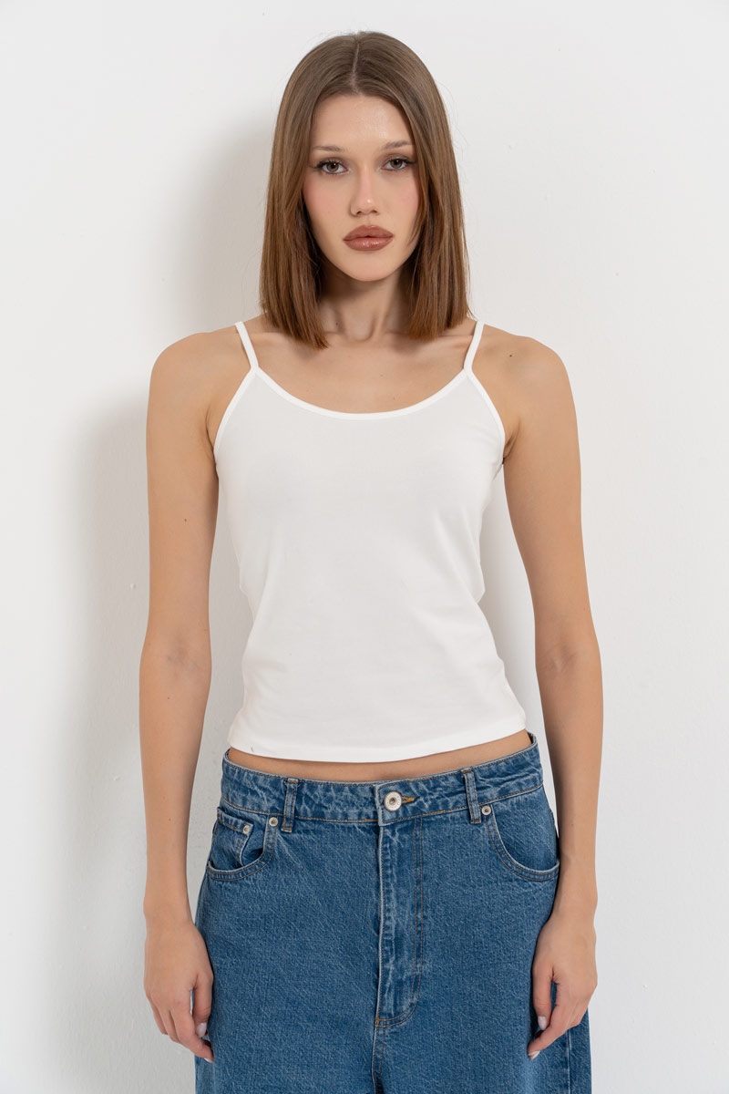 Basic Offwhite Cami Top