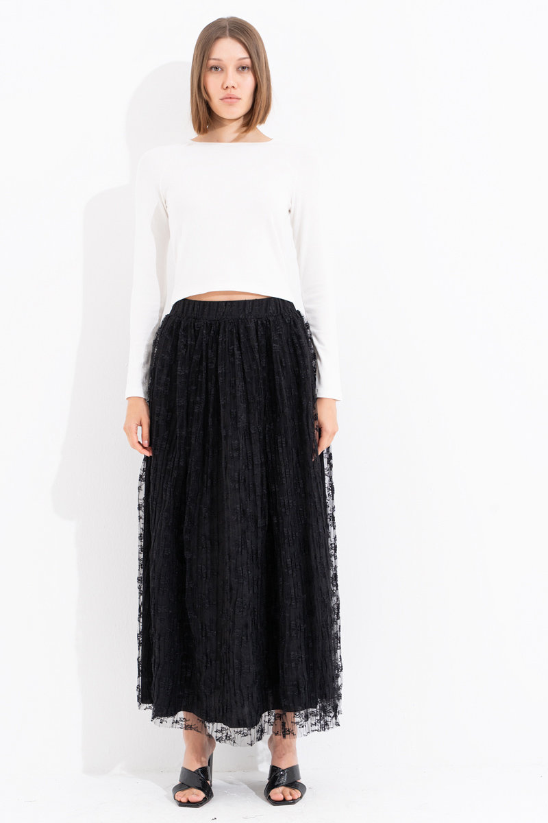 Offwhite Raglan-Sleeve Crop Top