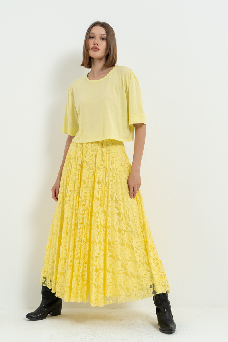 Yellow Crop T-Shirt