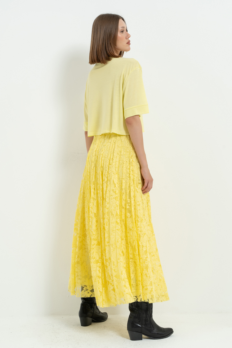 Yellow Crop T-Shirt