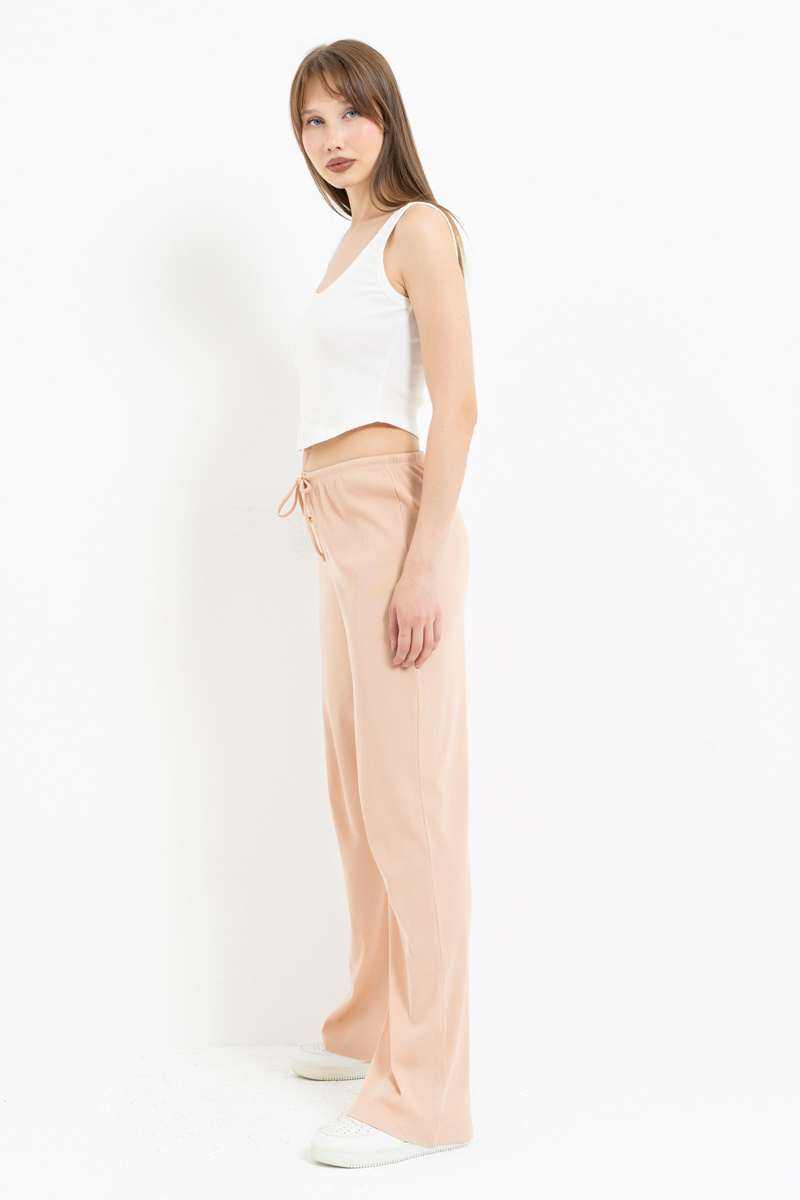 Nude Elasticated-Waist Pyjama Bottoms