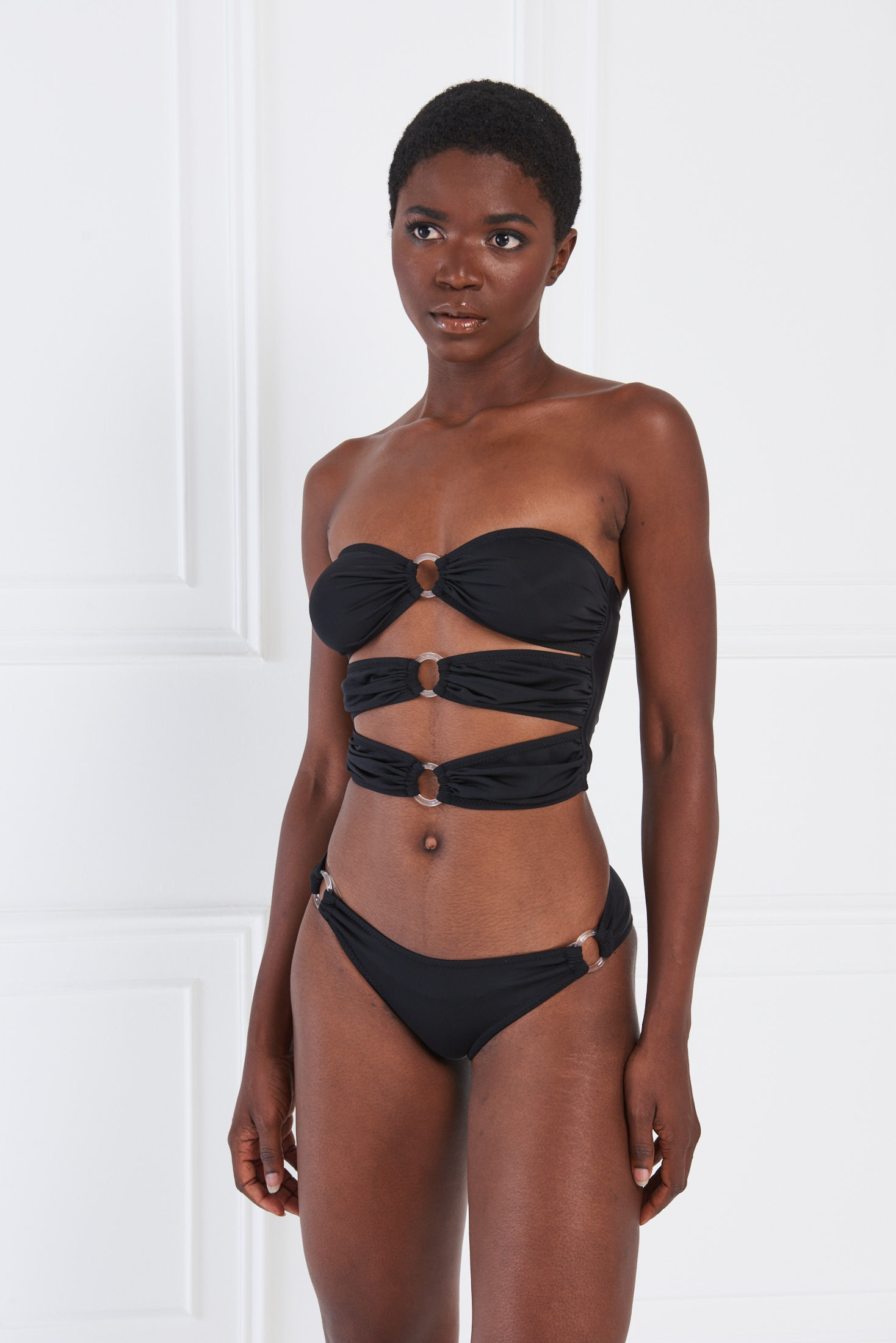 Wholesale Black O-Ring Tube Bikini Set