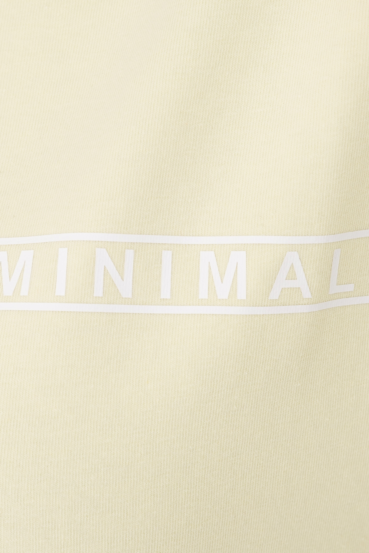 Wholesale Yellow MINIMAL WRITTEN TSHIRT