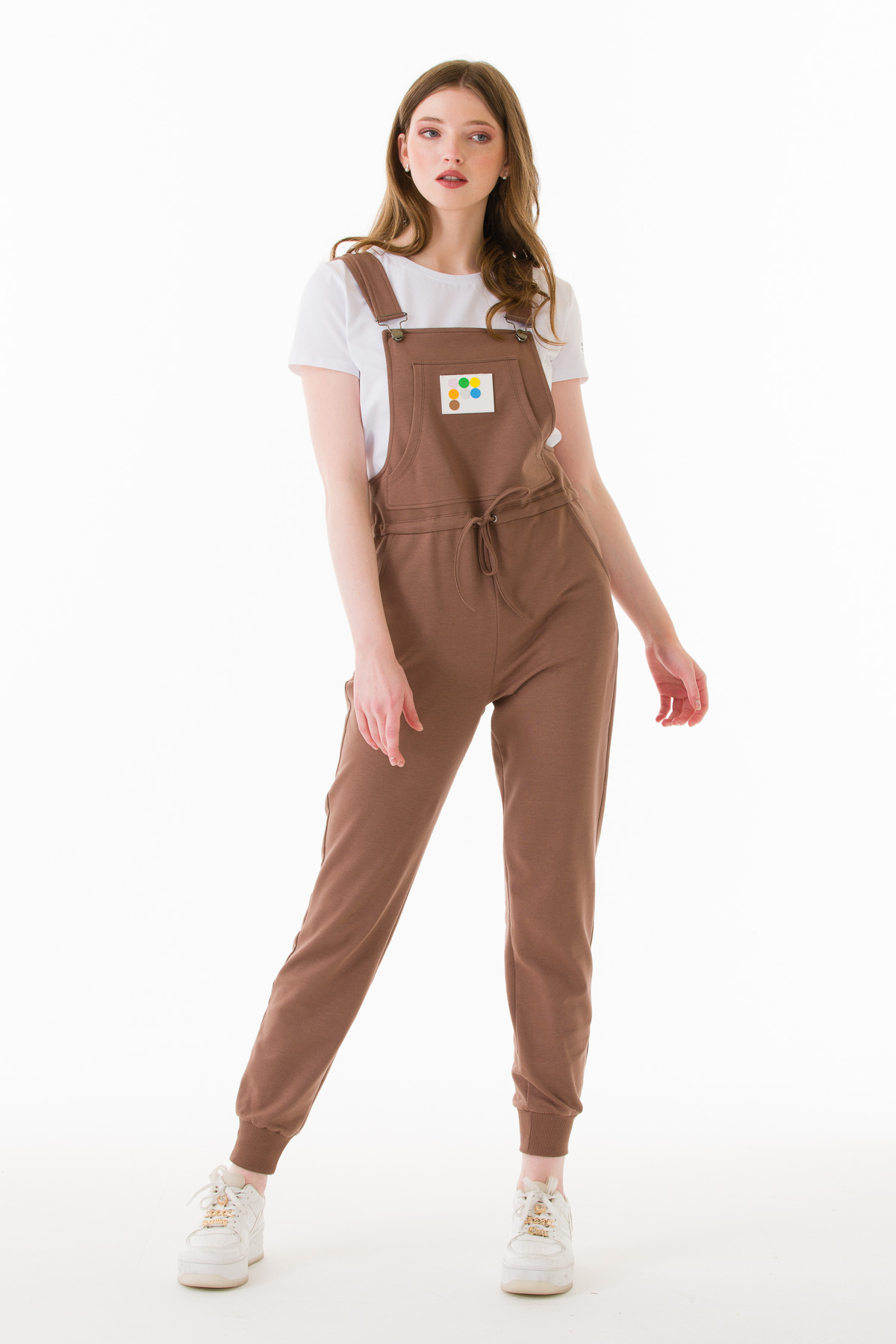 Wholesale Brown JUMPSUIT WITH T-SHIRT